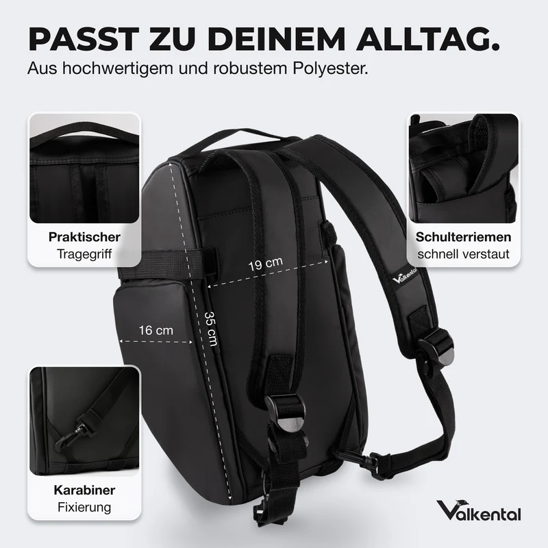 Trunk Bag - Sacoche de porte-bagages 3 en 1 à fixation par le dessus, avec fonction sac à dos