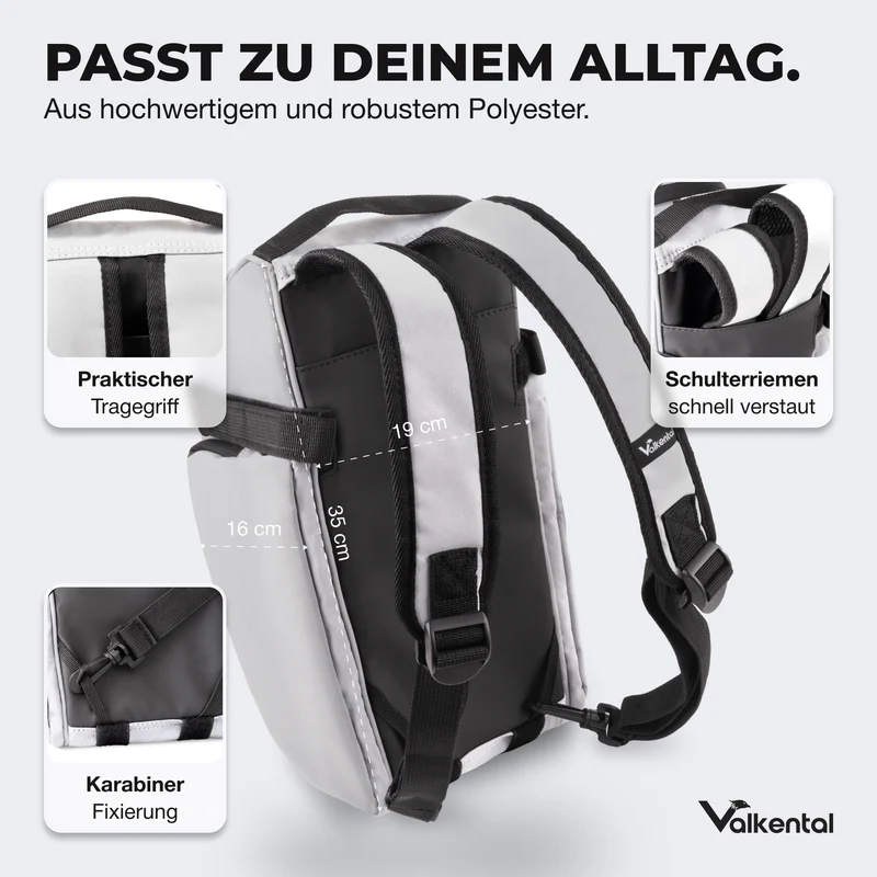 Trunk Bag - Sacoche de porte-bagages 3 en 1 à fixation par le dessus, avec fonction sac à dos