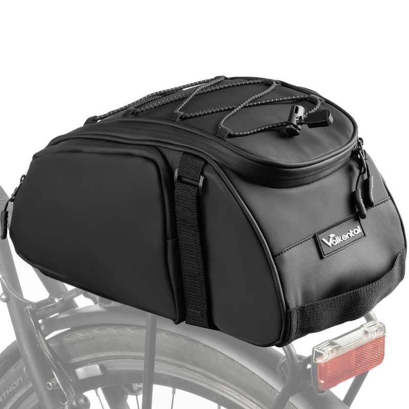 Trunk Bag - Sacoche de porte-bagages 3 en 1 à fixation par le dessus, avec fonction sac à dos