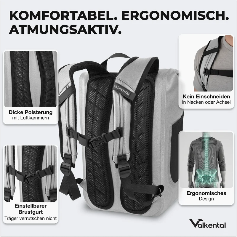 Sac à dos imperméable - Sac à dos imperméable et réfléchissant