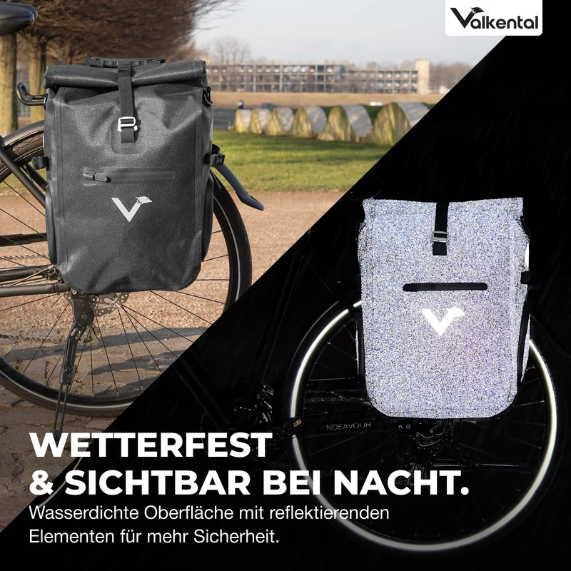 Sacoche de vélo ValkPro 3in1 - un multitalent hautement fonctionnel