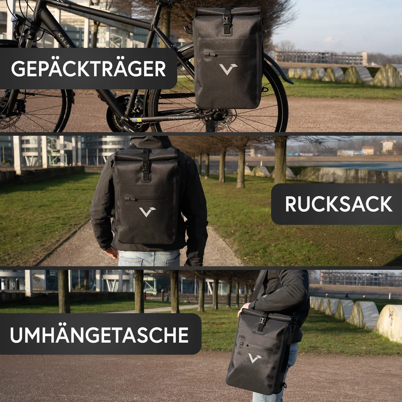 ValkOne 3in1 sacoche de vélo - parfaite pour ton quotidien !