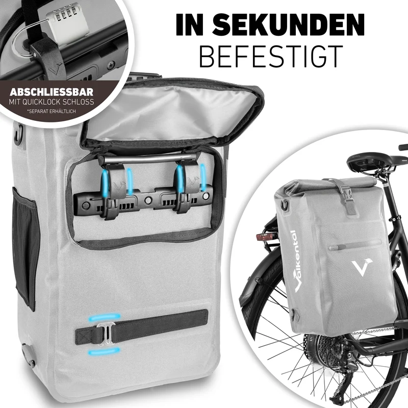 ValkOne 3in1 sacoche de vélo - parfaite pour ton quotidien !