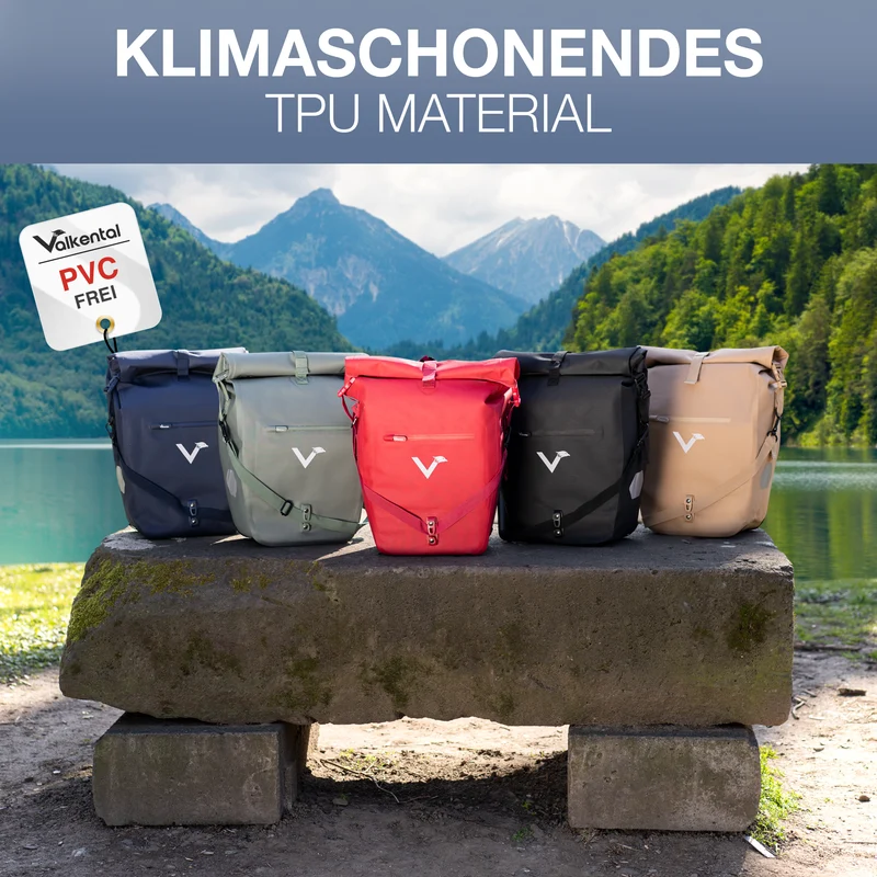 Sac à vélo Urban - Sac de porte-bagages 2 en 1 pratique au look urbain