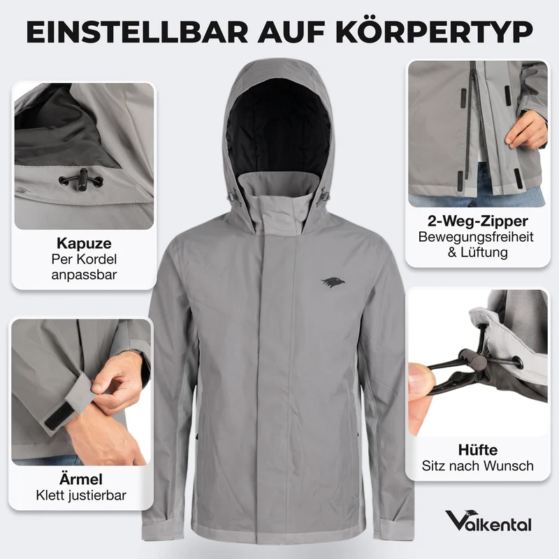 Veste 3 en 1 Smart Jacket - 100 % réfléchissante et imperméable