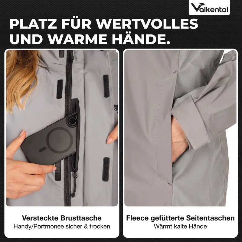 Veste 3 en 1 Smart Jacket - 100 % réfléchissante et imperméable