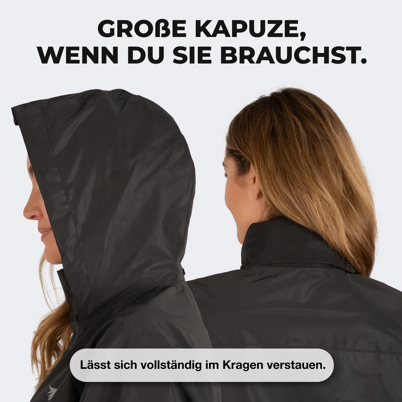 Veste 3 en 1 Smart Jacket - 100 % réfléchissante et imperméable, avec polaire amovible à fermeture éclair - Produit de deuxième choix