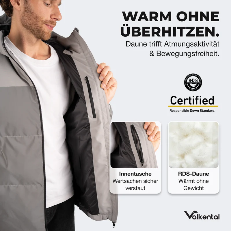 NOUVEAU : Reflective Puffer - Doudoune 100 % réfléchissante - Produit de deuxième choix