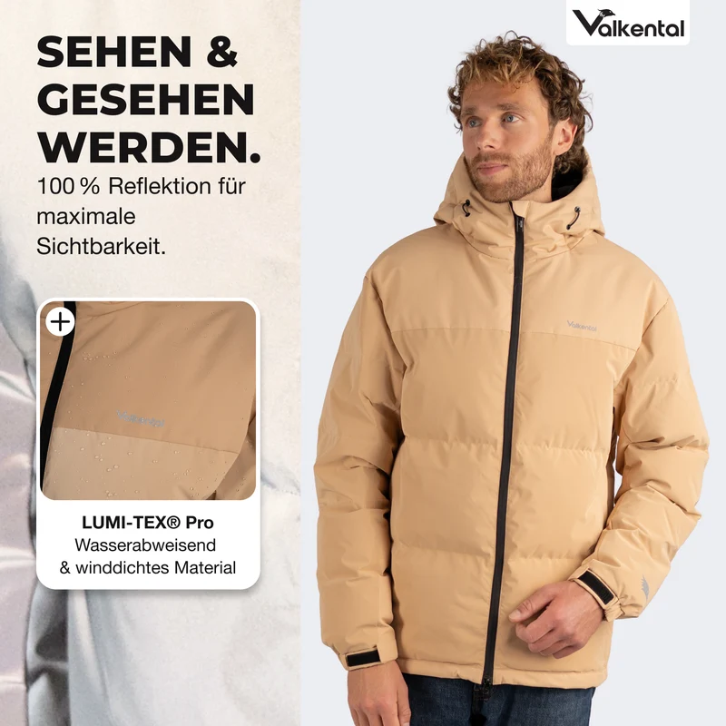 NOUVEAU : Reflective Puffer - Doudoune 100 % réfléchissante - Produit de deuxième choix