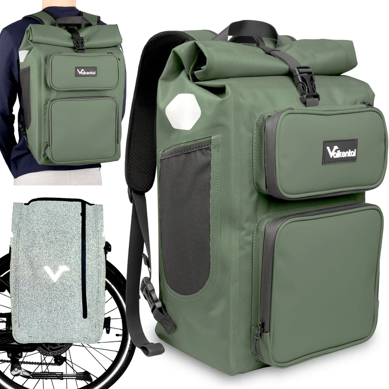 UrbanX 2.0 - Sacoche de vélo et sac à dos 2 en 1 pour la ville