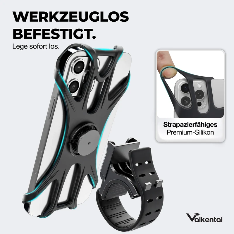 EasyFix - Support de téléphone portable pour vélo, polyvalent
