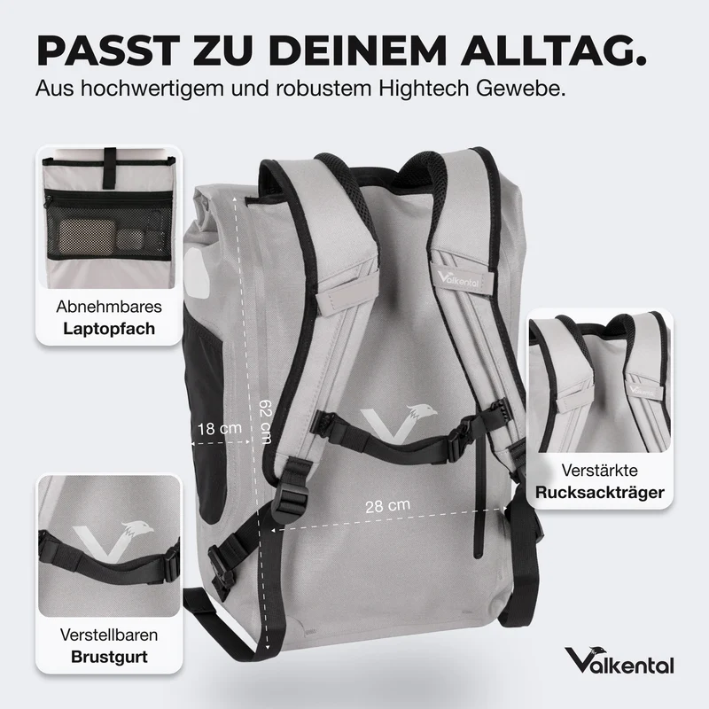 UrbanX 2.0 - Sacoche de vélo et sac à dos 2 en 1 pour la ville