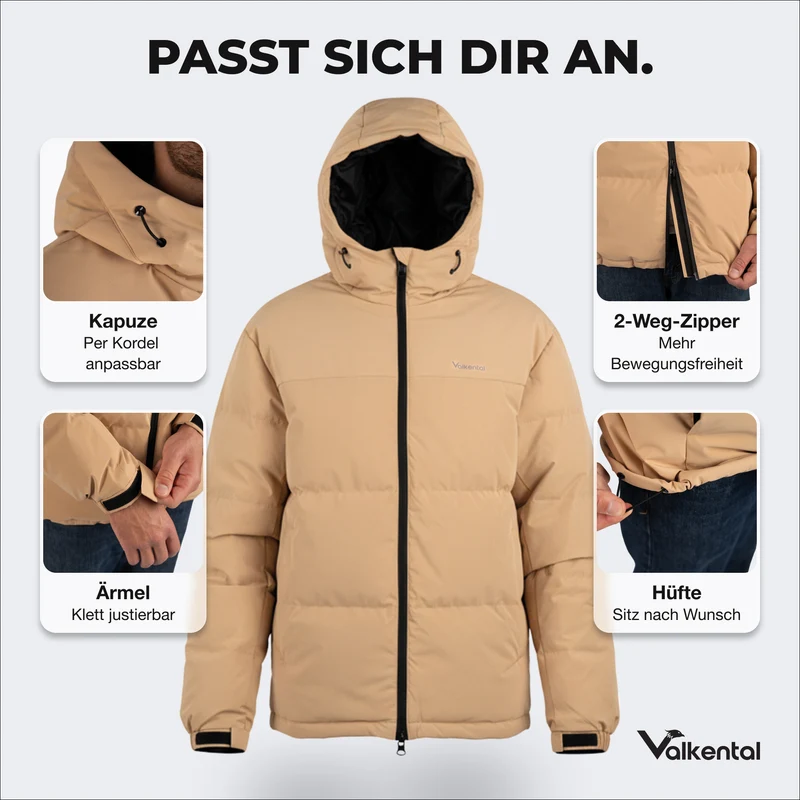 Reflective Puffer - Doudoune 100 % réfléchissante