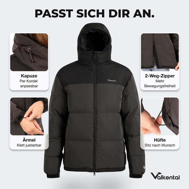 Reflective Puffer - Doudoune 100 % réfléchissante