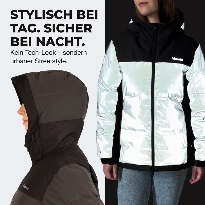 Reflective Puffer - Doudoune 100 % réfléchissante
