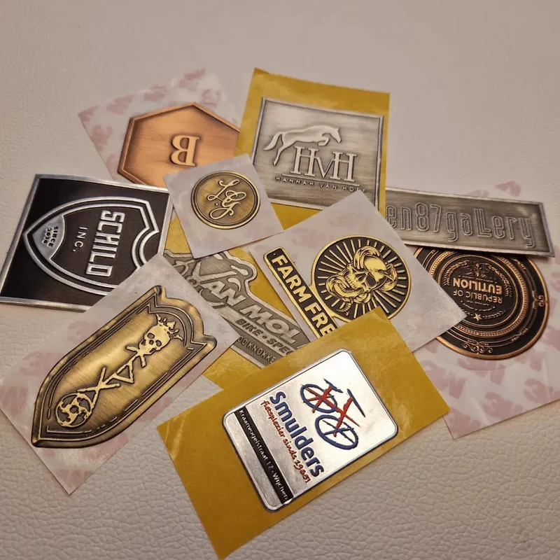 Random 1mm Metal Labels Sample Pack