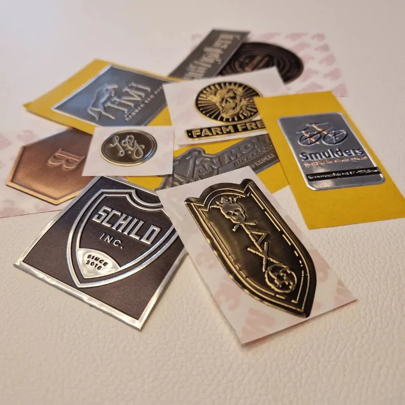 Random 1mm Metal Labels Sample Pack