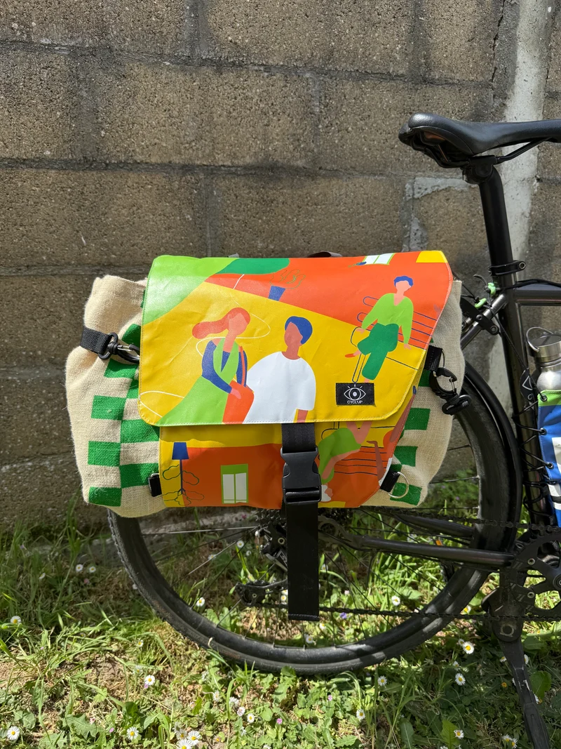 Sacoche de vélo modulable
