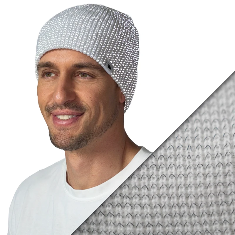 Reflective Beanie - Bonnet tricoté avec fil réfléchissant