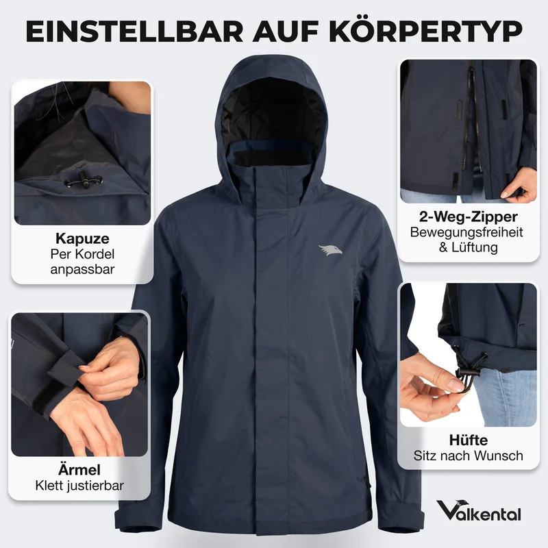 Veste 3 en 1 Smart Jacket - 100 % réfléchissante et imperméable