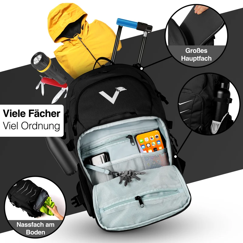 Explorer V22 - Le sac à dos tout-en-un pour l'extérieur B-Ware