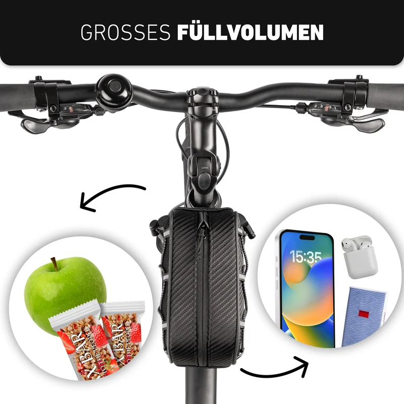 Frame Bag - sacoche pour tube supérieur avec adaptateur innovant