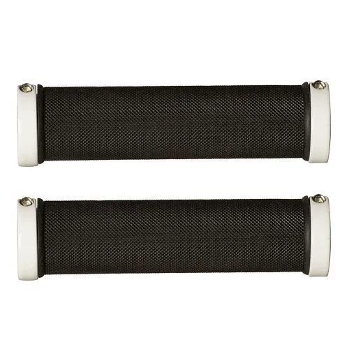 Poignées Herrmans Diamond Lock DD28B – Double densité 130 mm Ø22 Blanc/Noir