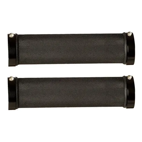 Poignées Herrman Diamond – Double densité Noir 130 mm Ø22