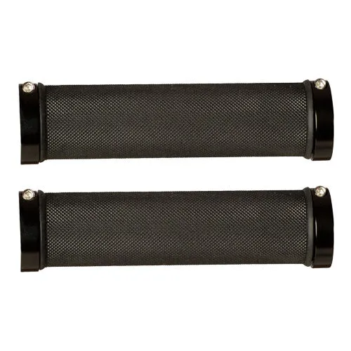 Poignées Herrman Diamond – Double densité Noir 130 mm Ø22
