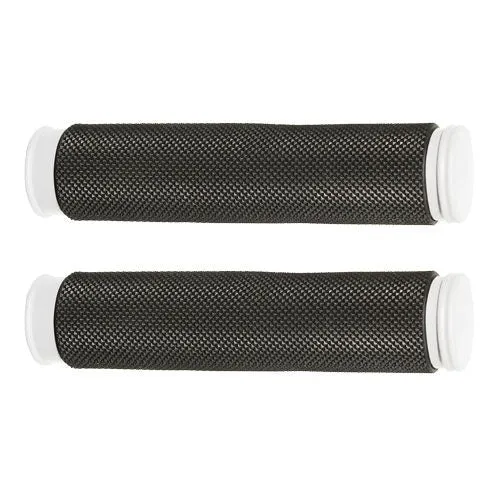 Poignées Herrman Diamond – Double densité Blanc/Noir 130 mm Ø22