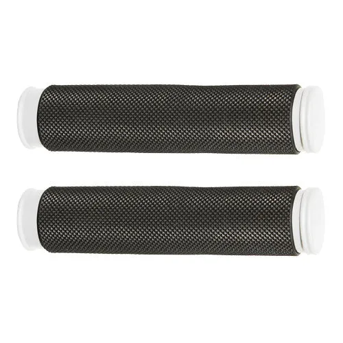 Poignées Herrman Diamond – Double densité Blanc/Noir 130 mm Ø22