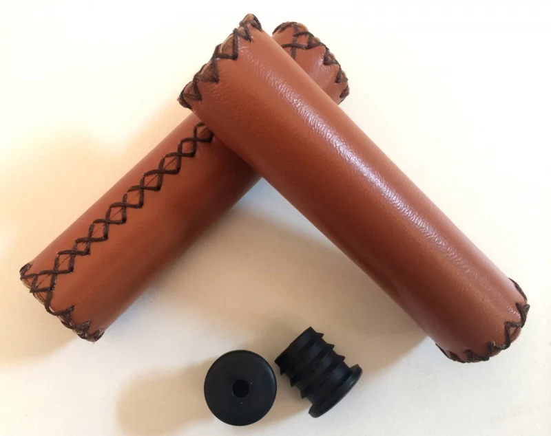 Poignées vélo rétro – Marron style vintage