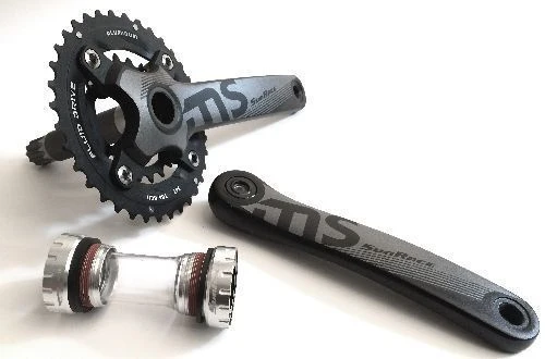 Pédalier VTT SunRace 22/36 dents 175mm – 10 vitesses avec boîtier BBM97 | Transmission fiable et durable
