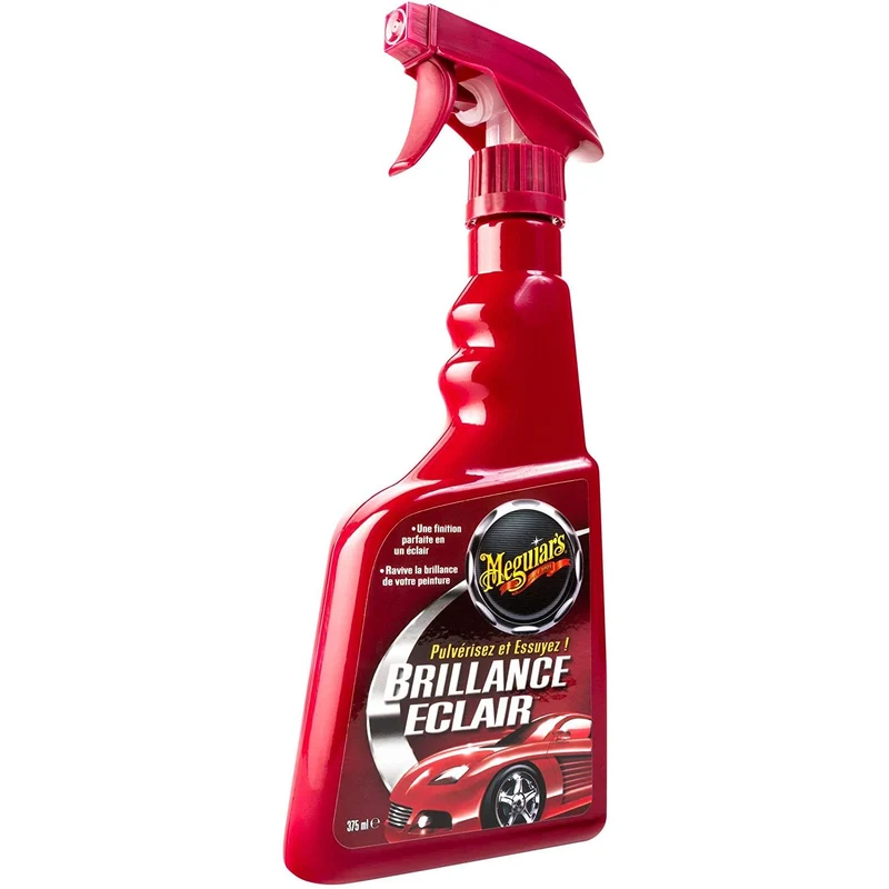 Meguiar's Brillance Éclair 473 ml – Finition rapide, brillance intense, élimine poussière et traces