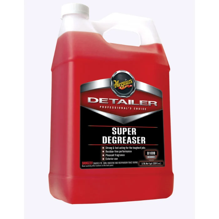 MEGUIAR’S Super Dégraissant 3,78 L – Nettoyant puissant pour graisses tenaces