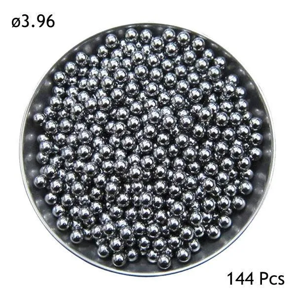 Billes acier 5/32” (3,969 mm) – Lot de 144 pièces pour jeux de direction, moyeux ou pédaliers