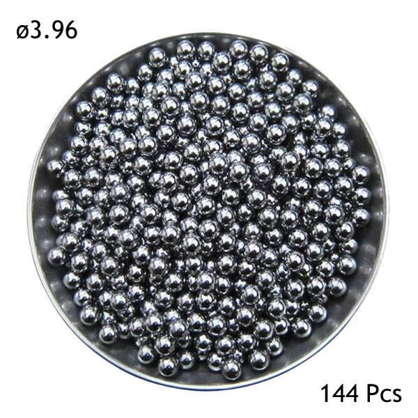 Billes acier 5/32” (3,969 mm) – Lot de 144 pièces pour jeux de direction, moyeux ou pédaliers