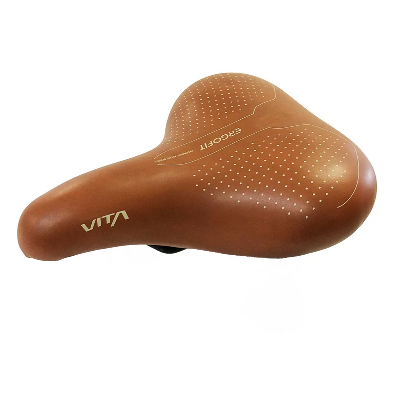 Selle vélo ErgoFit – Unisexe marron 260 x 200 mm, confort ergonomique