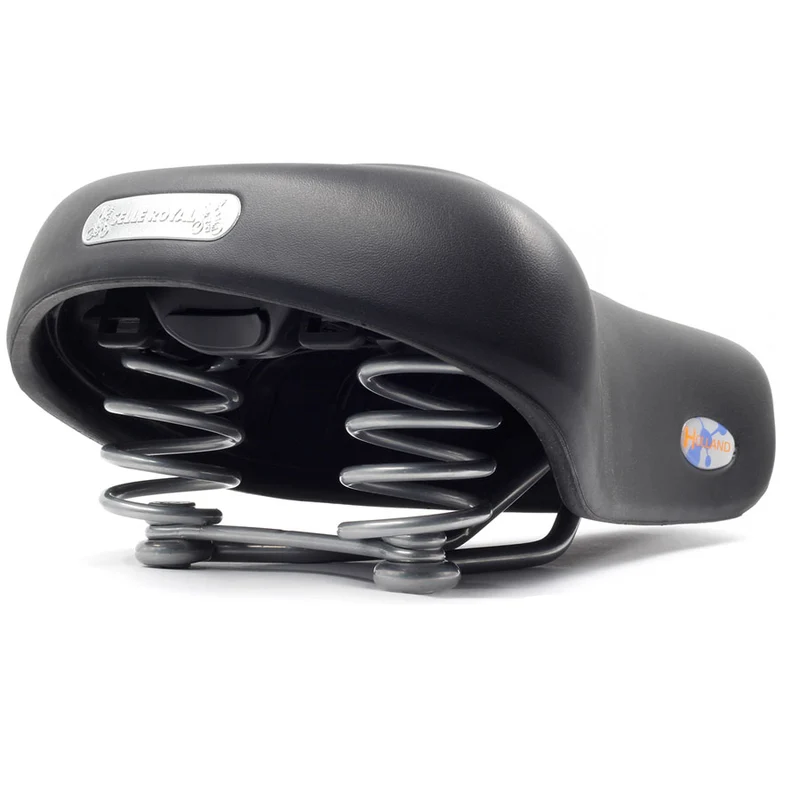 Selle Royal Holland Gel – Relaxed unisexe noire 251 x 221 mm, confort hollandais classique