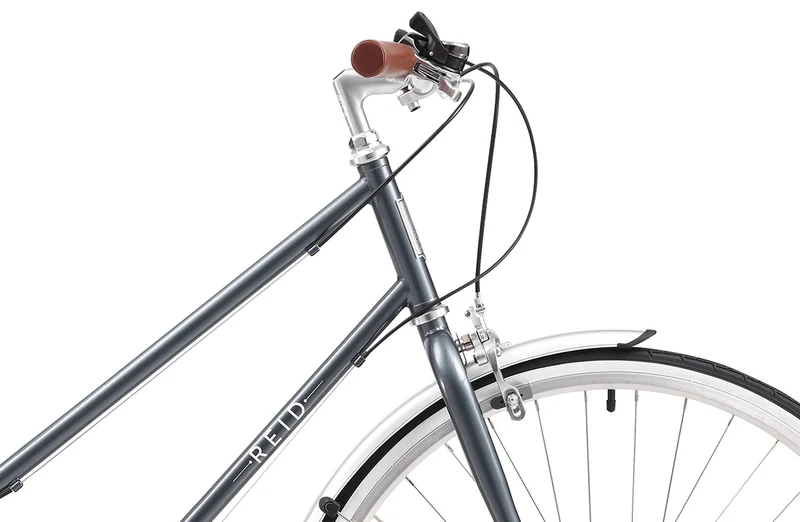 Vélo urbain femme REID Ladies Esprit 28" – Charcoal – Taille M (46 cm) – Style vintage & 7 vitesses