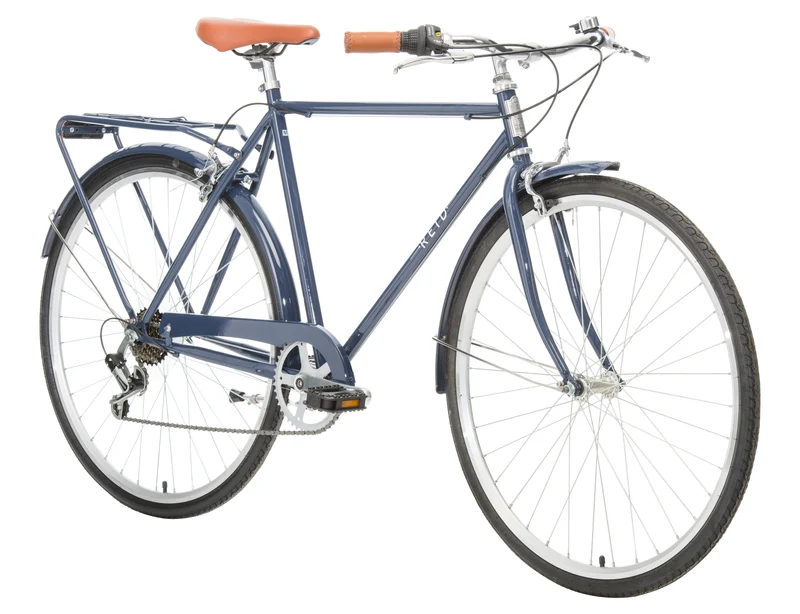Vélo urbain homme REID Gents Roadster 28" – Navy – Taille M (55 cm) – Style vintage & 7 vitesses