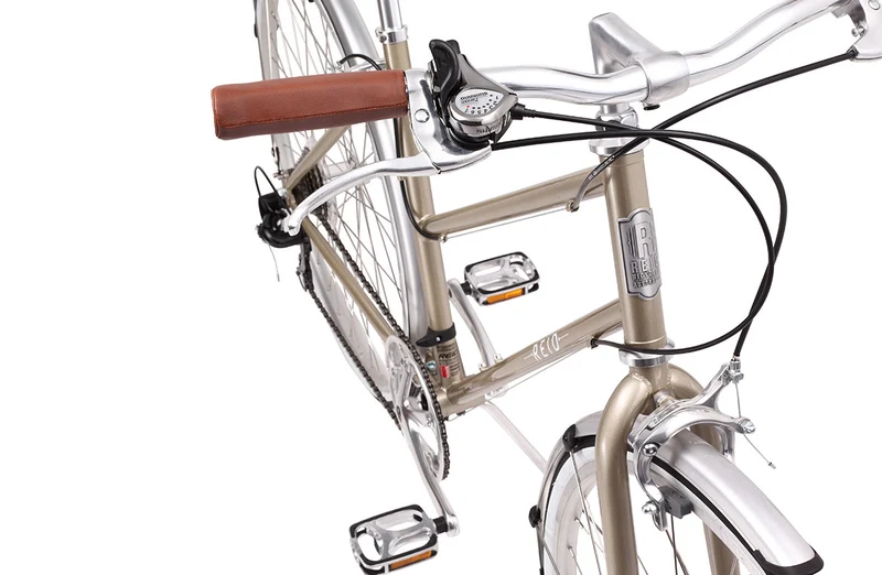 Vélo urbain femme REID Ladies Esprit 28" – Champagne – Taille M – 7 vitesses – Style élégant & performance