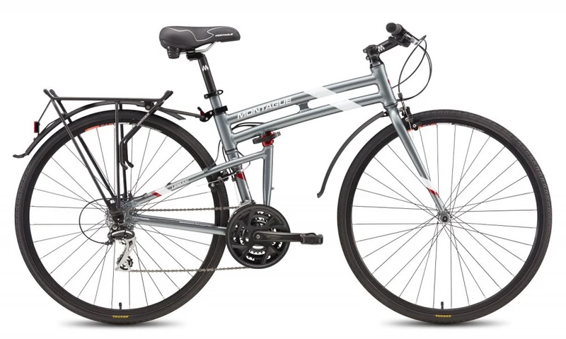 Vélo pliant Montague Urban 19" Argent – Roues 700C, 21 Vitesses