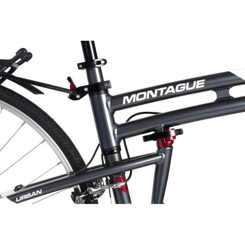 Vélo pliant Montague Urban 19" Argent – Roues 700C, 21 Vitesses