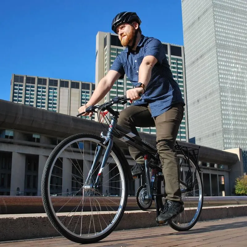 Vélo pliant Montague Urban 19" Argent – Roues 700C, 21 Vitesses