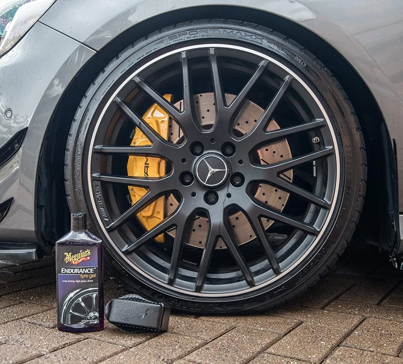 Meguiar's Endurance Gel – Gel de protection pneu longue durée, aspect noir intense