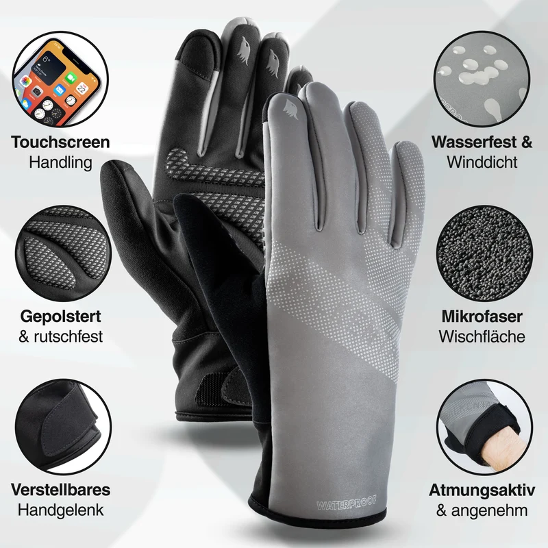 GloRider V2 Ultra - Gants d'hiver étanches avec isolation 3M