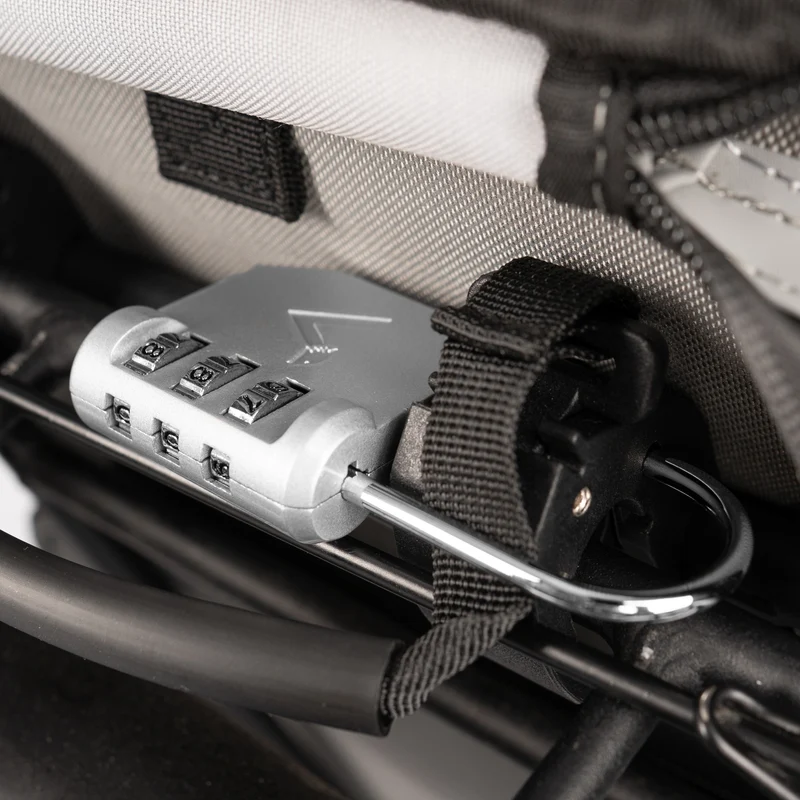 QuickLock - Cadenas à combinaison pour fermer les sacoches de vélo
