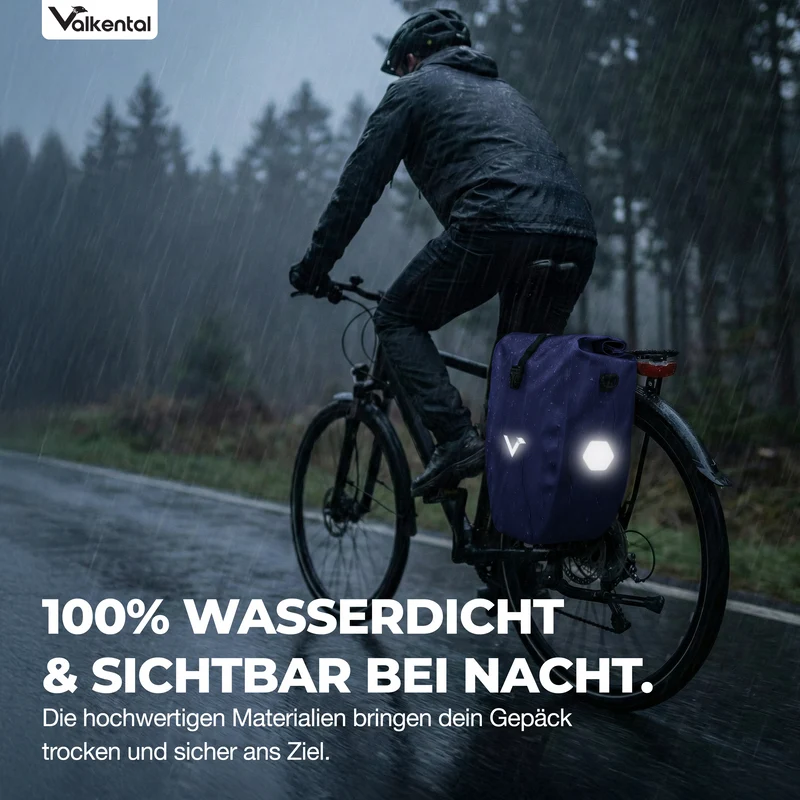 Sac à vélo - grand sac de porte-bagages imperméable