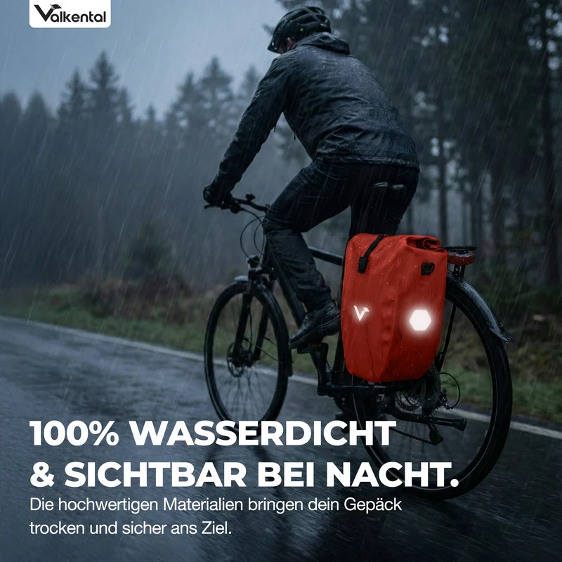 Sac à vélo - grand sac de porte-bagages imperméable